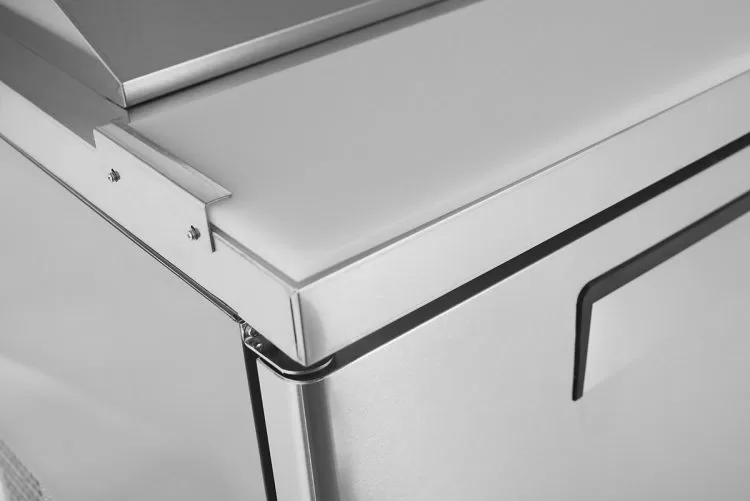 27'' Sandwich Prep. Table with 8 S/S Pans - Image 10