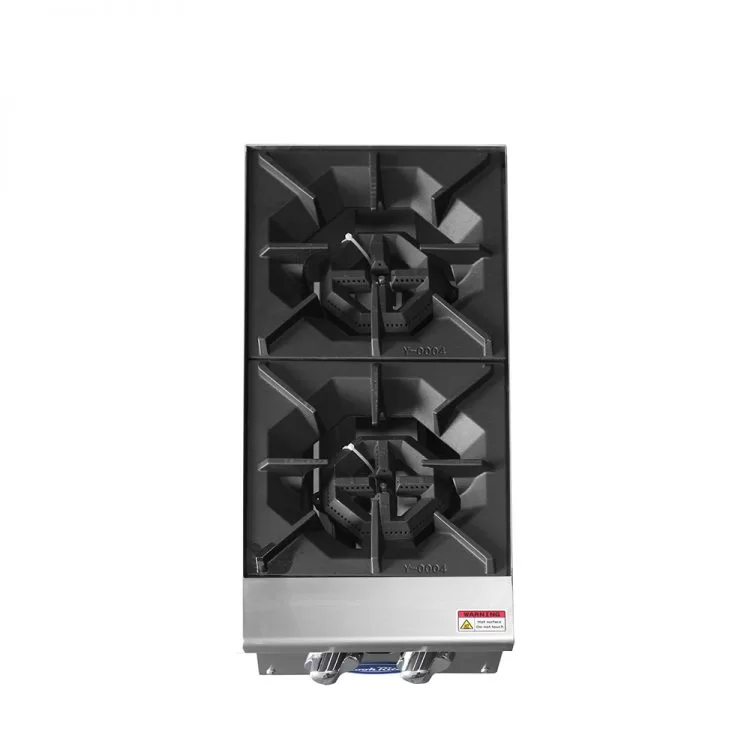 HD 12'' (2) Burner Hotplate with Total 64,000 B.T.U. - Image 3