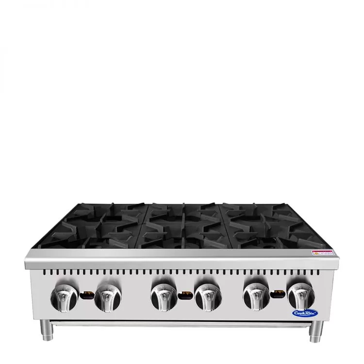 HD 36'' (6) Burner Hotplate with Total 192,000 B.T.U. - Image 6