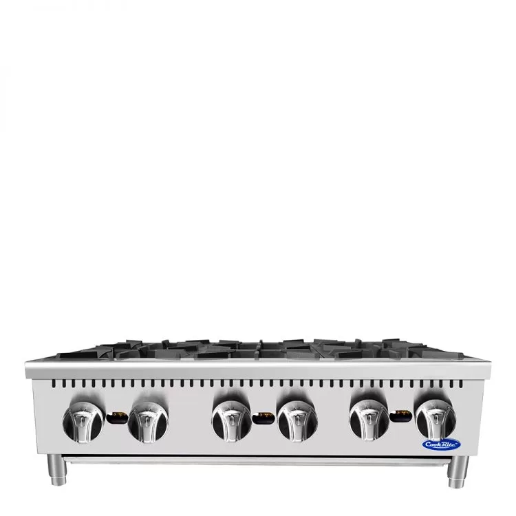 HD 36'' (6) Burner Hotplate with Total 192,000 B.T.U. - Image 2