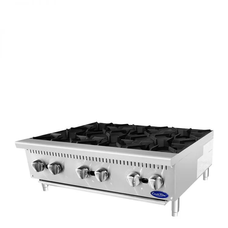 HD 36'' (6) Burner Hotplate with Total 192,000 B.T.U. - Image 3
