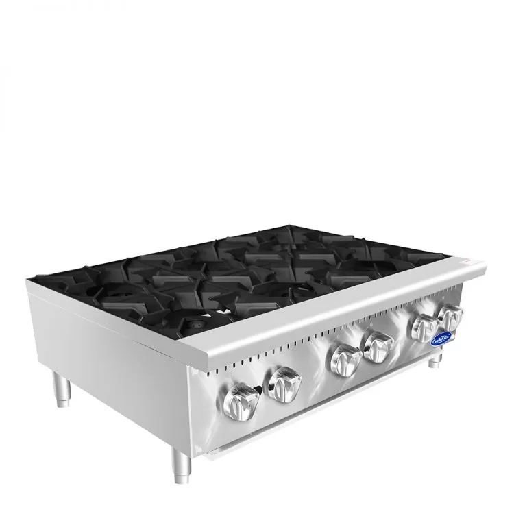 HD 36'' (6) Burner Hotplate with Total 192,000 B.T.U. - Image 4