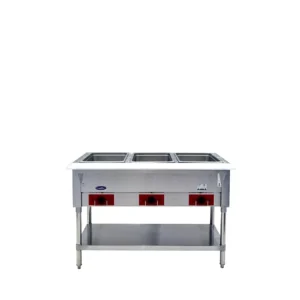 Electric Hot Food Table, 3 Wells 500W/well, 1500W/120V (Water Pans Included)