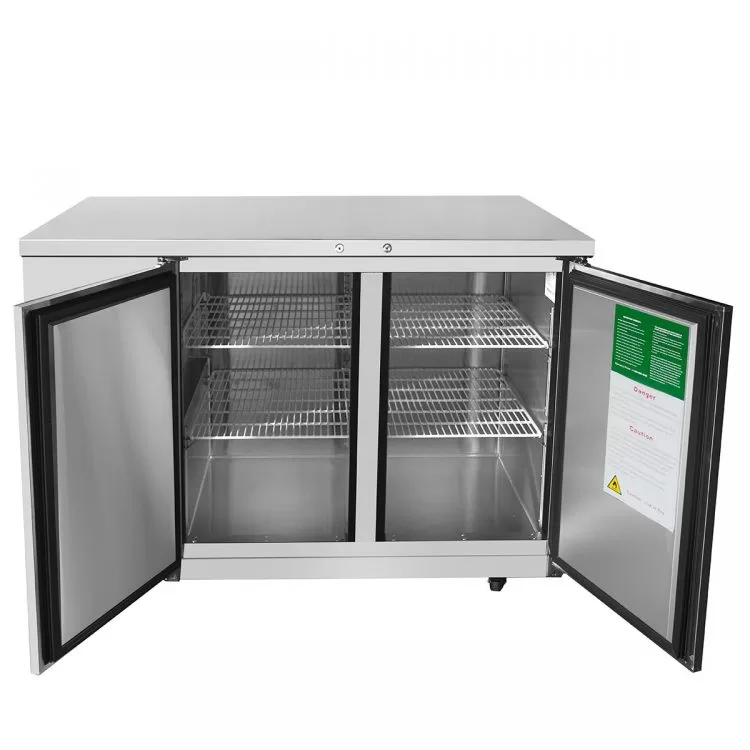 69" Back Bar Cooler Shallow Depth (S/S Exterior) - Image 2