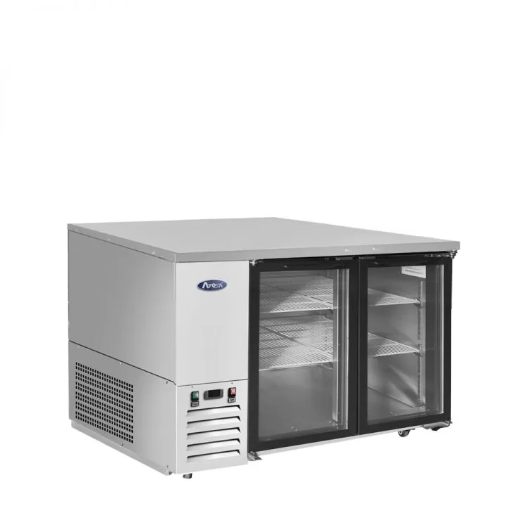 48'' Glass Door Back Bar Cooler - S/S - Image 3