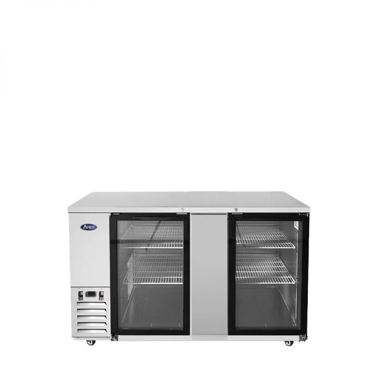 69'' Glass Door Back Bar Cooler - S/S