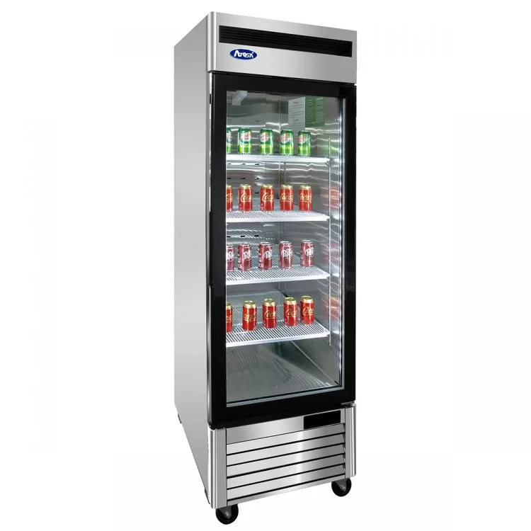 Bottom Mount (1) Glass Door Refrigerator S/S In/Out - Image 2