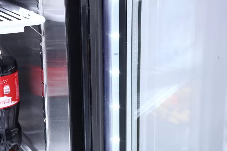 Bottom Mount (2) Glass Door Refrigerator S/S In/Out - Image 5