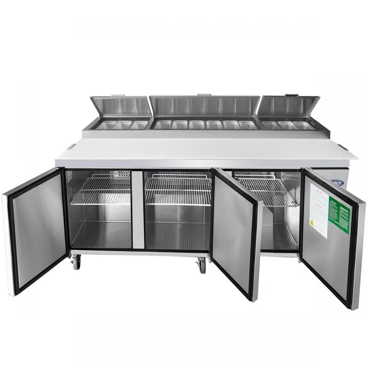 93'' Pizza Prep Table - Image 11