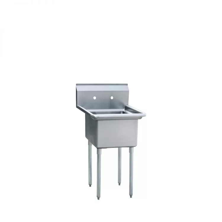 MRSA-1-N — 24″ One Compartment Sink