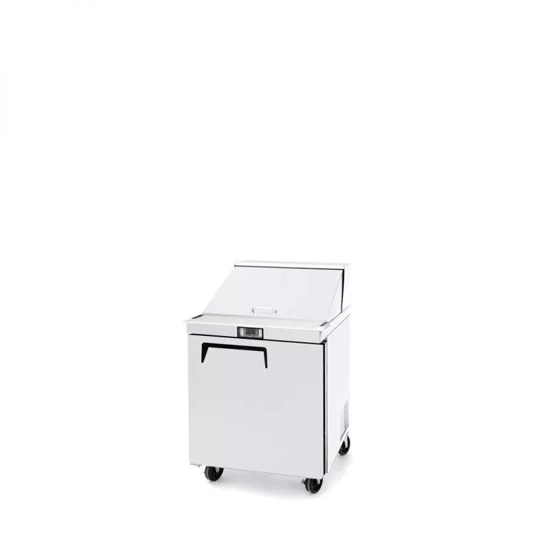 27'' Mega top Sandwich Prep. Table with 12 S/S Pans - Image 4