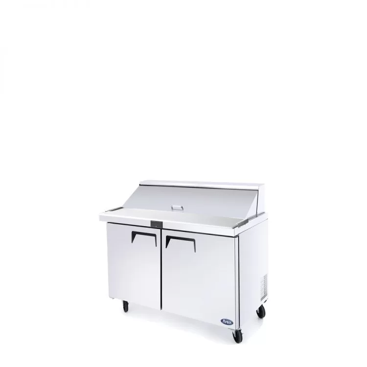 48'' Mega top Sandwich Prep. Table with 18 S/S Pans - Image 4