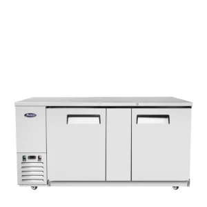 69" Back Bar Cooler Shallow Depth (S/S Exterior)